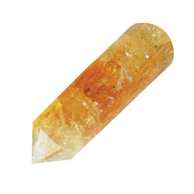 Citrine Faceted Wand