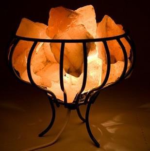 Fire Basket Salt Lamp