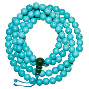 Tibetan Turquoise Prayer Beads