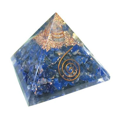 Lapis Lazuli Orgone Generator Pyramid